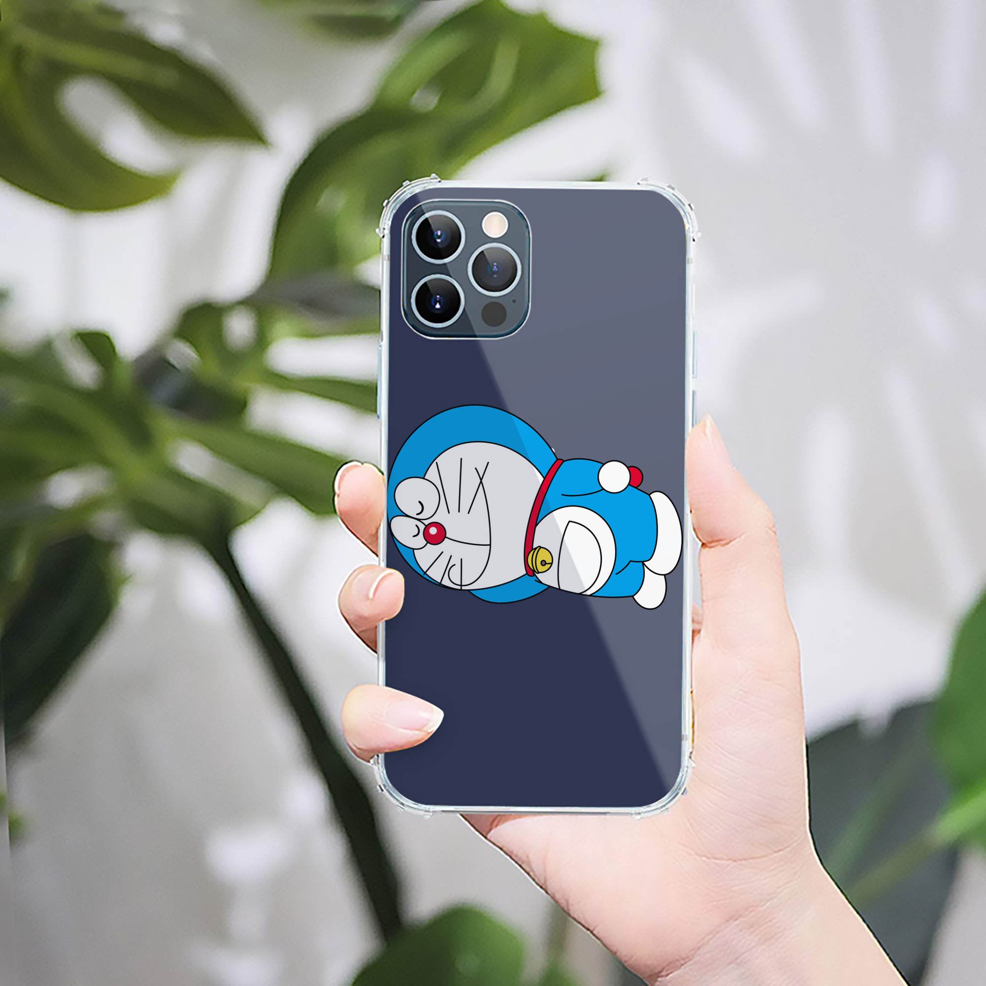 （画像用） ドラえもん Doraemon 【iPhone 12シリーズ対応】透明スマホケース（クリアソフトケース）